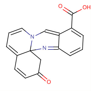 Structure of 12H-Benzo[g]pyrido[2,1-b]quinazoline-4-carboxylic acid, 12-oxo-