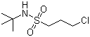 Structure of 3-Chloro-N-(1,1-dimethylethyl)-1-propanesulfonamide