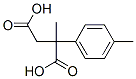 Structure of Butanedioic acid, (4-methylphenyl)methyl-