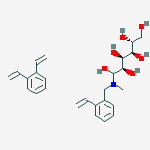 Structure of Amberlite(R)  IRA743  free  base