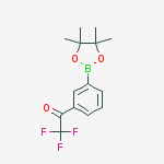 Structure of 2,2,2-Trifluoro-1-(3-(4,4,5,5-tetramethyl-1,3,2-dioxaborolan-2-yl)phenyl)ethanone