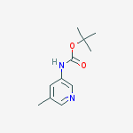Structure of CARBAMIC ACID (5-METHYL-PYRIDIN-3-YL)-,TERT-BUTYL ESTER