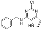 Structure of 2-CHLORO-N-(PHENYLMETHYL)-5H-PYRROLO[3,2-D]PYRIMIDIN-4-AMINE