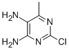 Structure of 2-Chloro-6-methylpyrimidine-4,5-diamine