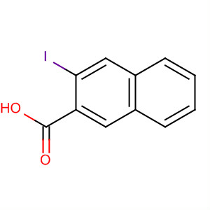 2-Naphthalenecarboxylic acid, 3-iodo-结构式