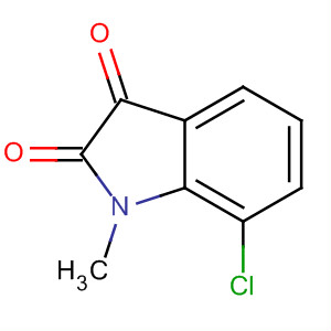 1H-indole-2,3-dione, 7-chloro-1-methyl-结构式