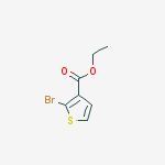 2-Bromo-3-Thiophenecarboxylic Acid Ethyl Ester结构式