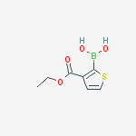 Structure of 5-ETHOXYCARBONYLTHIOPHEN-2-BORONIC ACID
