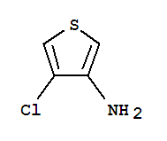 3-氨基-4-氯噻吩结构式