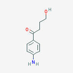 1-(4-aminophenyl)-4-hydroxy-1-Butanone结构式