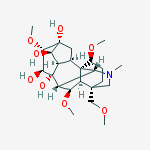 Structure of BENZOYLHYPACOITINE