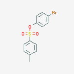 Structure of Phenol, p-bromo-, p-toluene-sulfonate