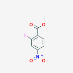 METHYL 2-IODO-4-NITRO-BENZOATE结构式