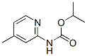 Structure of propan-2-yl N-(4-methylpyridin-2-yl)carbamate