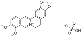 Structure of BERBERINE ACID SULFATE