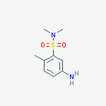 5-Amino-2,N,N-trimethyl-benzenesulfonamide结构式