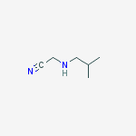 Acetonitrile, [(2-methylpropyl)amino]-结构式
