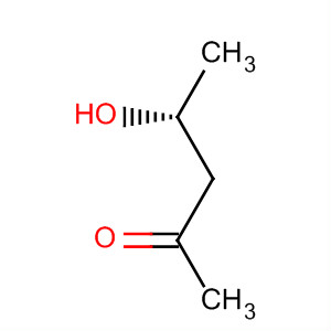 Structure of 2-Pentanone, 4-hydroxy-, (4R)-