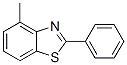 Structure of Benzothiazole, 4-methyl-2-phenyl- (9CI)