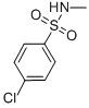 Structure of 4-Chloro-N-methylbenzenesulphonamide
