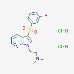 3-[(-3-Fluorophenyl)sulfonyl]-N,N-dimethyl-1H-pyrrolo[2,3-b]pyridine-1-ethanamine dihydrochloride