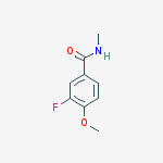 Structure of Benzamide, 3-fluoro-4-methoxy-N-methyl-