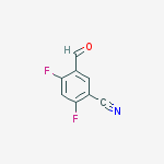 Structure of 2,4-Difluoro-5-formylbenzonitrile