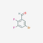 Structure of 5-bromo-2,3-difluorobenzaldehyde