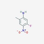 Structure of 2-AMINO-4-FLUORO-5-NITROTOLUENE