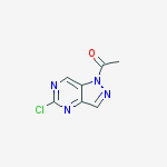 Ethanone, 1-(5-chloro-1H-pyrazolo[4,3-d]pyriMidin-1-yl)-结构式