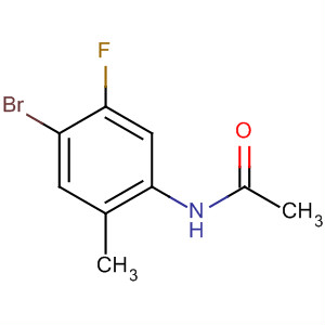 Acetamide, N-(4-bromo-5-fluoro-2-methylphenyl)-结构式