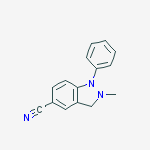 Structure of 2-Methyl-1-phenyl-1H-benzo[d]imidazole-5-carbonitrile