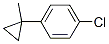 Structure of Benzene, 1-chloro-4-(1-methylcyclopropyl)-