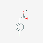 Structure of 4-IODPHENYLACETIC ACID METHYL ESTER