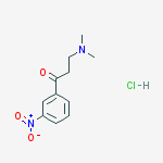 3-(dimethylamino)-1-(3-nitrophenyl)propan-1-one结构式