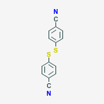 Structure of Benzonitrile, 4,4'-dithiobis-