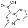 2-甲基喹啉-4-甲酸结构式