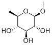 甲基 6-脱氧-Β-D-吡喃葡萄糖苷结构式