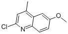 Structure of 2,6-DIMETHOXY-4-METHYLQUINOLINE