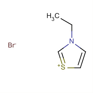 Structure of Thiazolium, 3-ethyl-, bromide