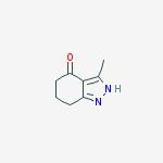 3-Methyl-1,5,6,7-tetrahydroindazol-4-one结构式