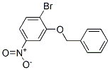 1-bromo-4-nitro-2-phenylmethoxy-benzene结构式