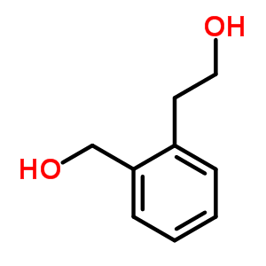 Structure of 2-[2-(hydroxymethyl)phenyl]ethanol