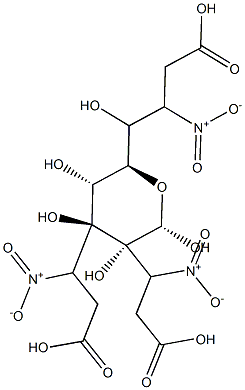 Structure of 2-O,3-O,6-O-Tri(3-nitropropanoyl)-α-D-glucopyranose