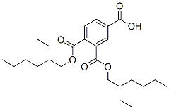 1,2,4-Benzenetricarboxylic acid hydrogen 1,2-bis(2-ethylhexyl) ester结构式