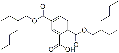1,2,4-Benzenetricarboxylic acid hydrogen 1,4-bis(2-ethylhexyl) ester结构式