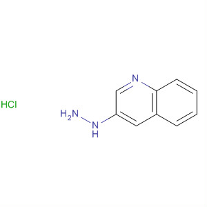 Structure of Quinoline, 3-hydrazino-, monohydrochloride
