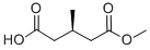 Chemical structure of (R)-1-METHYL HYDROGEN 3-METHYLGLUTARATE