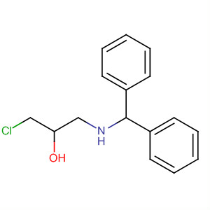 Structure of 2-Propanol, 1-chloro-3-[(diphenylmethyl)amino]-