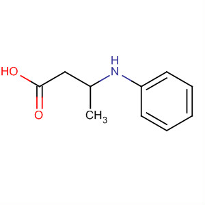 Structure of Butanoic acid, 3-(phenylamino)-